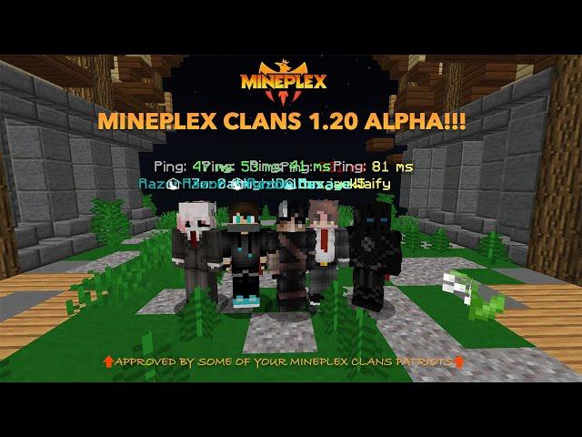 MINEPLEX CLANS 1.20 ALPHA IS INSANELY GOOD!! | Mineplex Clans Alpha Funny Moments