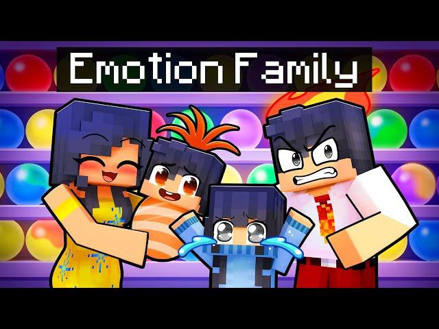 Having an EMOTION FAMILY in Minecraft!