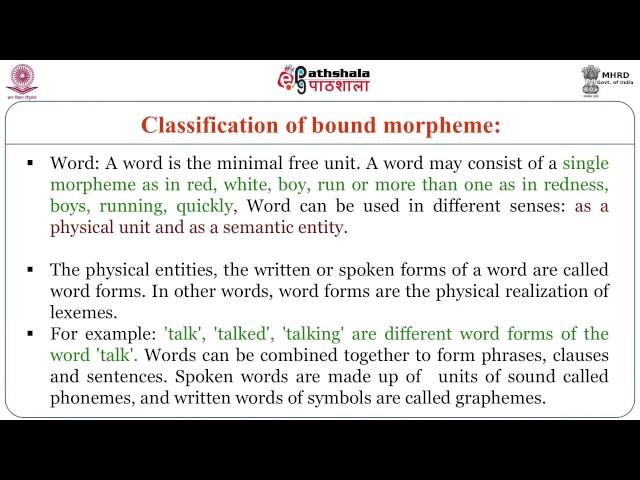 Basic Concepts in Morphology (ENG)