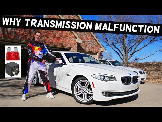 WHY TRANSMISSION MALFUNCTION BMW F10 F11 528i 535i 520i 530i 550i 518d 520d 525d 530d 535d