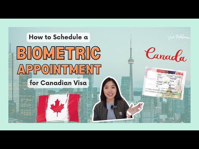 How to Schedule a Biometric Appointment for CANADIAN Visa Application | Vien Mlbnn