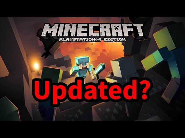 Minecraft: PlayStation 4 Edition received an update in 2024?