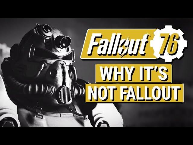 FALLOUT 76: Why Fallout 76 Is NOT A Fallout Game to Me!! (Going From RPG to Online Multiplayer FPS)