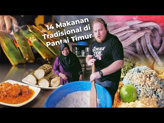 Mat Salleh Cuba Makanan ASLI Pantai Timur