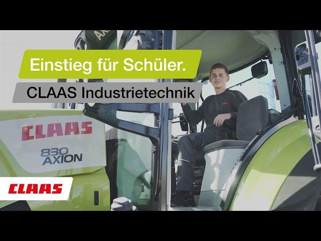 Schüler bei CLAAS Industrietechnik.