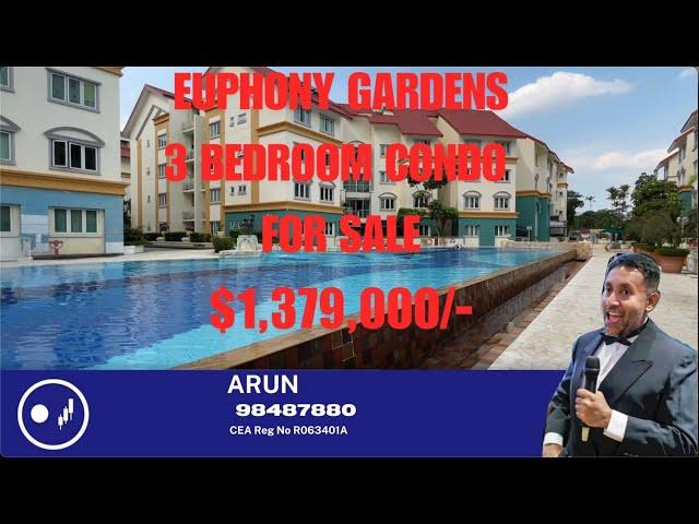 Euphony Gardens - For Sale, luxurious 3 Bedroom Unit - $1,379,000 only