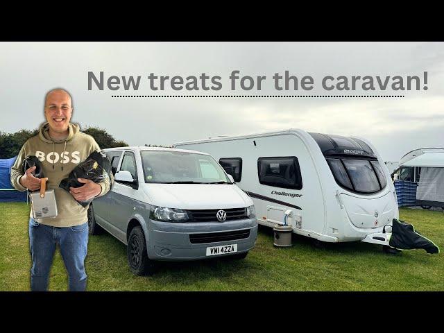 Trip to Brean and new accessories for the caravan!