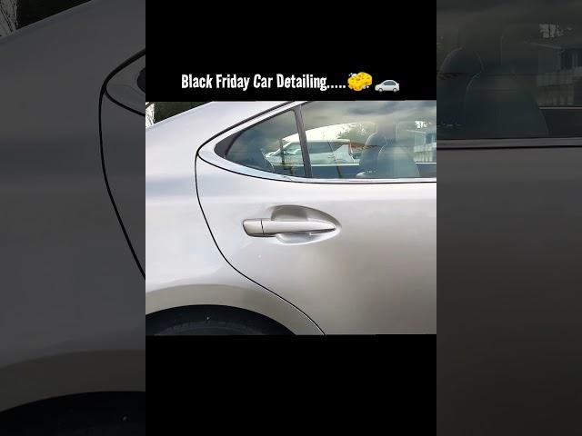 Black Friday Car Detailing.....