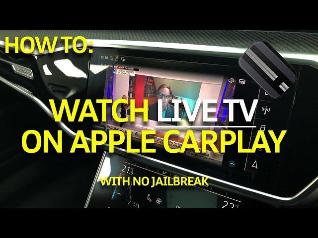 How To: Watch Live TV On Any Apple CarPlay System