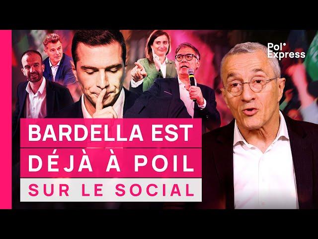 Législatives : Bardella est déjà à poil sur le social