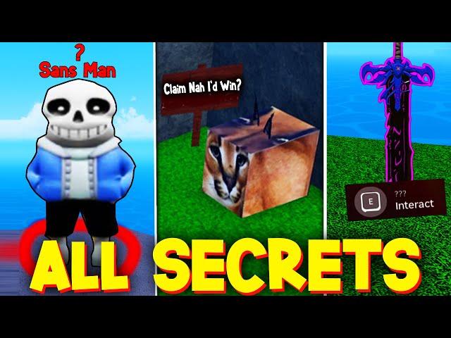 MEME SEA ALL SECRETS LOCATIONS/ITEMS/NPC/WEAPONS/POWERS! ROBLOX