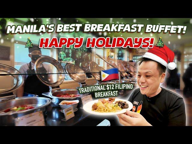 A Traditional Filipino Breakfast Buffet!  Happy Holidays to All!