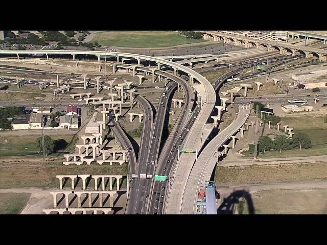 KXAS-TV (NBC5): Aerial of Interstate 30