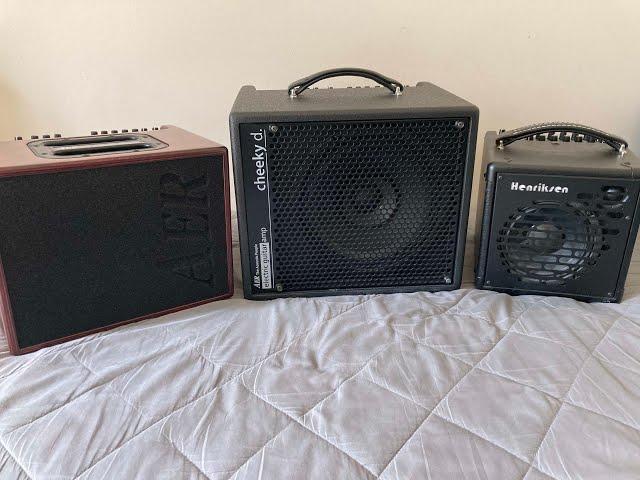 Jazz Guitar Amp Comparison (AER Compact 60, Cheeky d, Henriksen Bud 6)