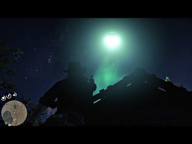 Red Dead Redemption 2 - UFO Aliens Encounter Easter Egg