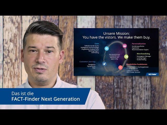 Markus Kehrer presents the FACT-Finder Next Generation