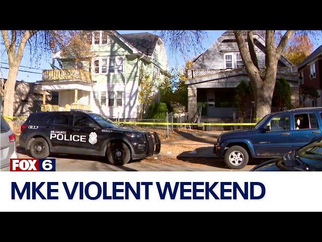 Violent weekend in Milwaukee | FOX6 News Milwaukee