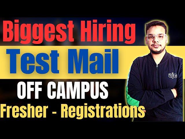 Direct Hiring | OFF Campus Drive For 2024 , 2023 , 2022 , 2021 Batch | Latest Freshers Hiring