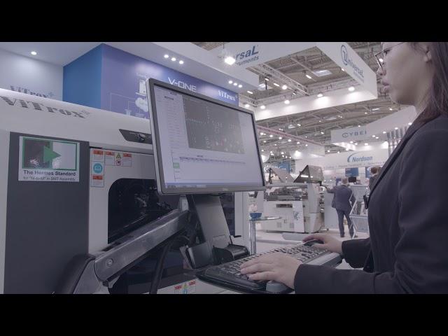 ViTrox demonstrate V510i AOI system at Productronica 2017