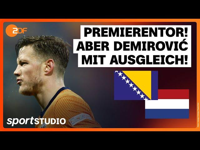 Bosnien-Herzegowina – Niederlande | UEFA Nations League, 6. Spieltag Saison 2024/25 | sportstudio