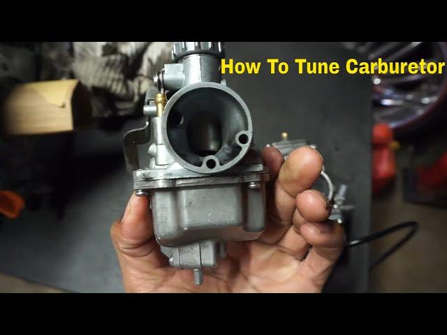 How To Tune A Mini Bike Carburetor! Idle Adjustment/ Air Mixture 212 Predator