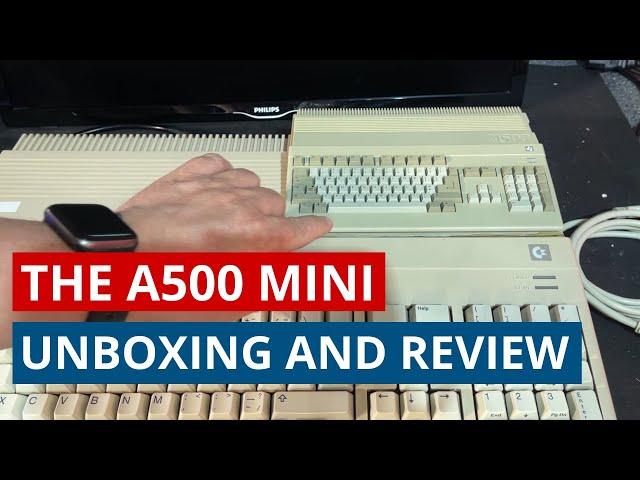 The A500 mini Amiga retro console - Unboxing and review