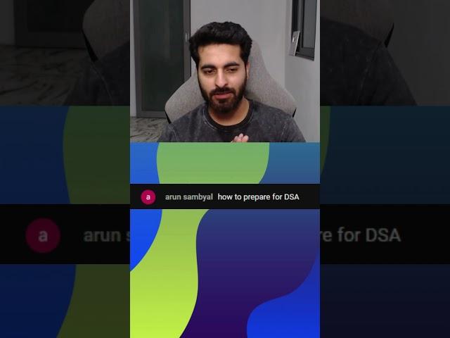How to prepare for DSA ?? #coding #programming