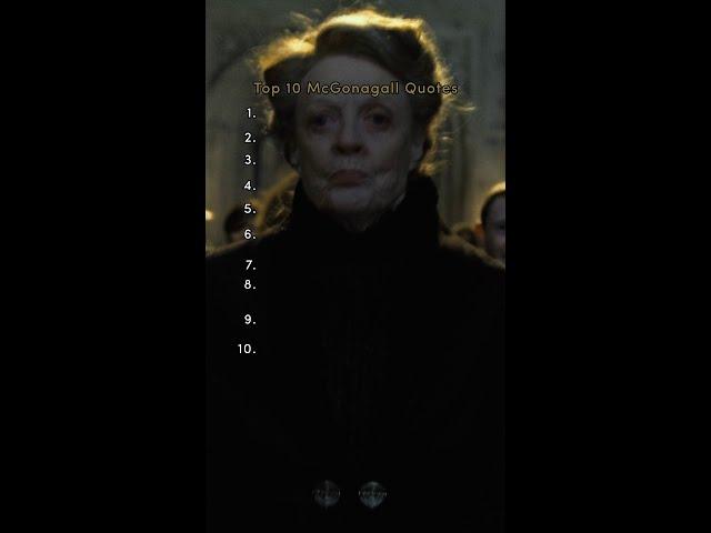 McGonagall's best quotes #HarryPotter #ProfessorMcGonagall