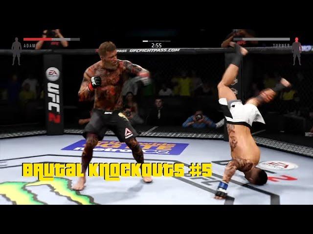 EA Sports UFC 2 - Best Brutal Knockouts Compilation #5