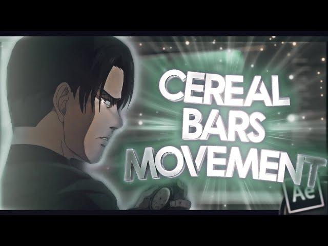 Cereal Black Bars Movement / After Effects AMV Tutorial