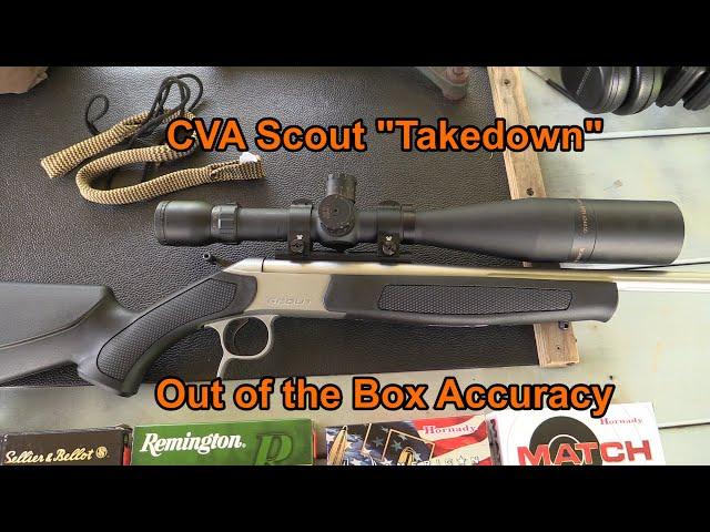 CVA Scout "Take Down" 6.5 Creedmoor - Out of the Box Accuracy