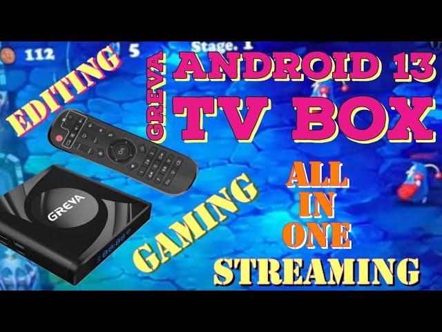 Greva Android 13 TV Box - All in one box