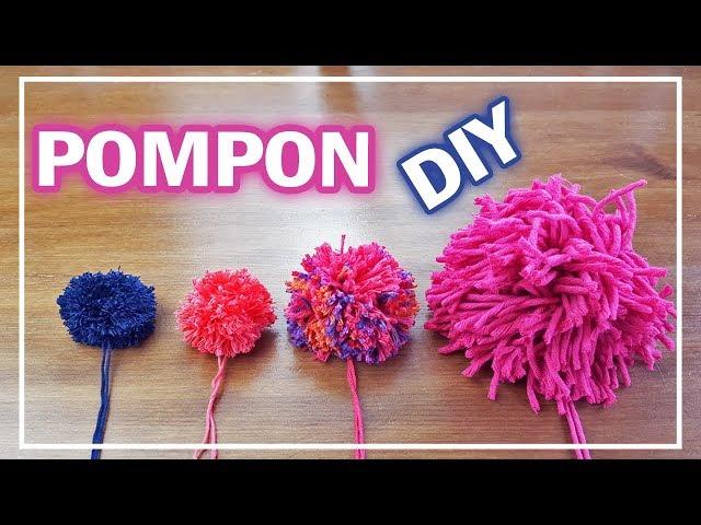 POMPON einfach selber machen | 4 Methoden | DIY | mirisplace