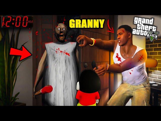 GTA 5: Franklin & Shinchan Saved Michael From His Granny in Gta5.!(Gta5mods)