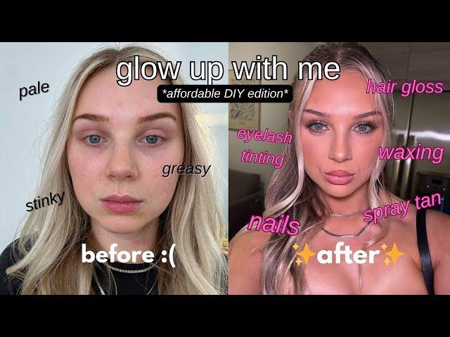 GLOW UP with me for 2025 *at home affordable*