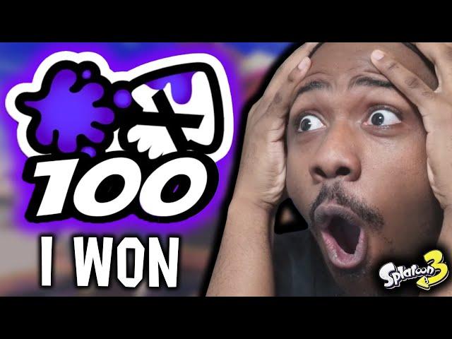 How I WON JayMoji's Splatoon 3 100 Player Turf War