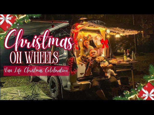 CELEBRATING CHRISTMAS IN A CAMPERVAN l A COZY CAMPERVAN CELEBRATION VAN LIFE EP.15