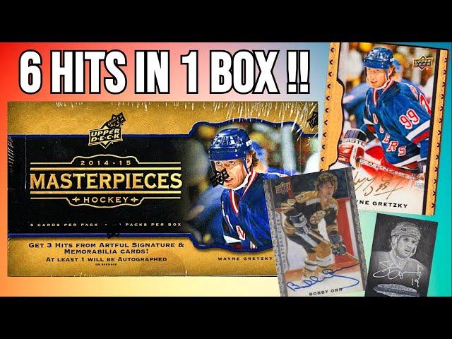 CRAZY BOX !! 2014-15 Upper Deck Masterpieces Hockey Box Opening !!