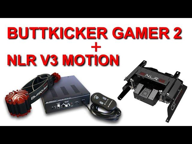 Buttkicker Gamer 2 + Next Level Racing Motion V3