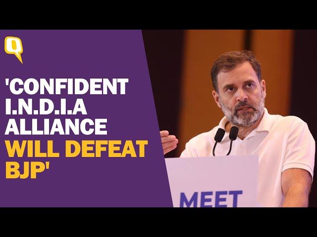 'INDIA Alliance Represents 60% of the Country': Rahul Gandhi at Mumbai Meeting