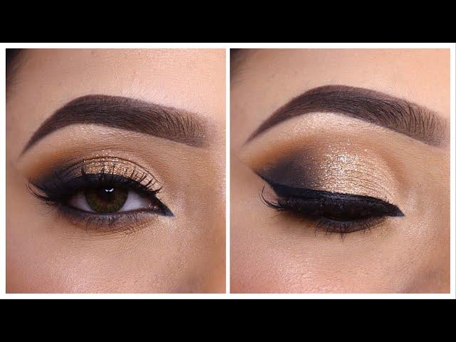 Smokey glitter eye makeup Tutorial || Step by step easy party/ Festival eye makeup || Shilpa