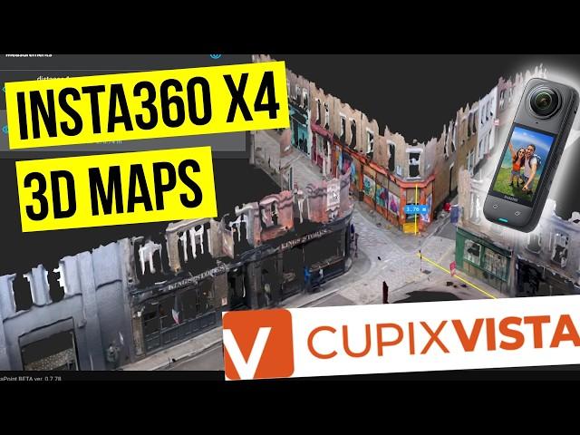 Easy 3D Maps with CupixVista & Insta360 X4: Create Digital Twins with this Game-Changing Technology!