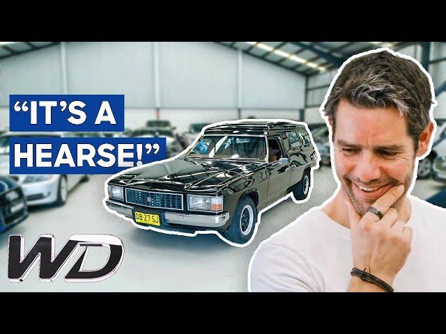 Mike & Elvis Buy A Holden Surf Wagon That Looks Like A Hearse | Wheeler Dealers World Tour