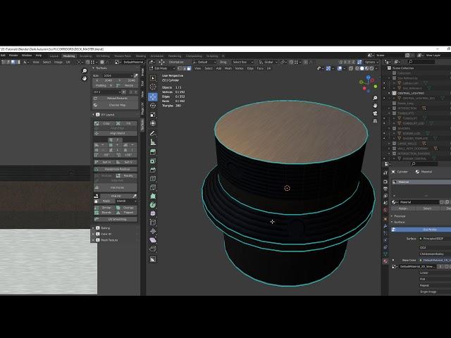 Blender Tutorial: Using TexTools on 'arched'/circular shapes for use with PBR trim-sheets.