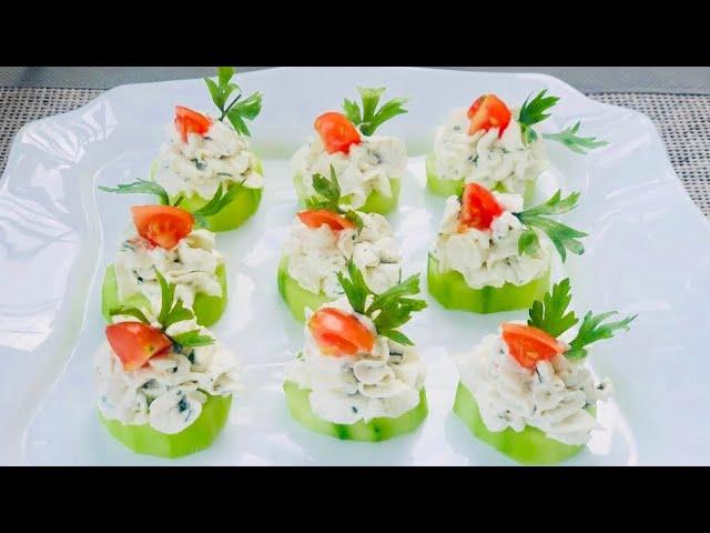 Finger Food Recipe | Quick Starter | Cold Appetizer | Canape