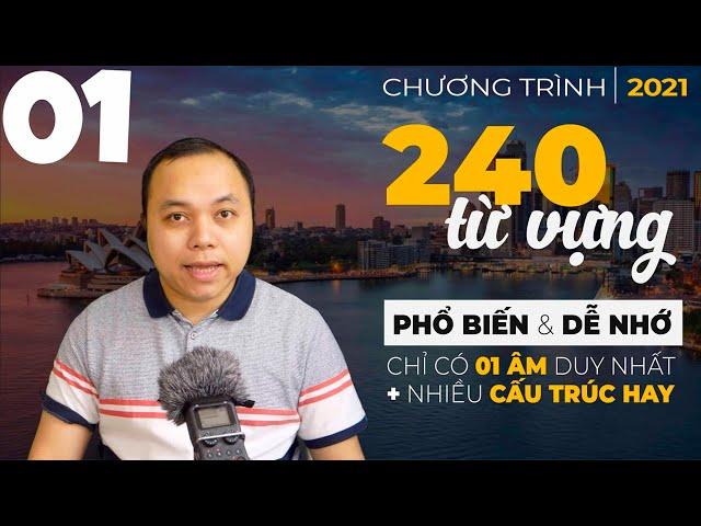 240 từ dễ thuộc nhất trong tiếng Anh (Chỉ 1 âm) - Kèm nhiều ví dụ có cấu trúc hay