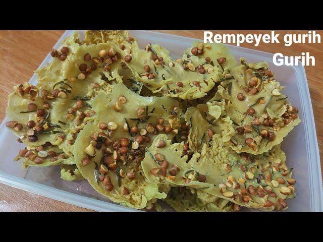 Rempeyek kacang tanah gurih renyah