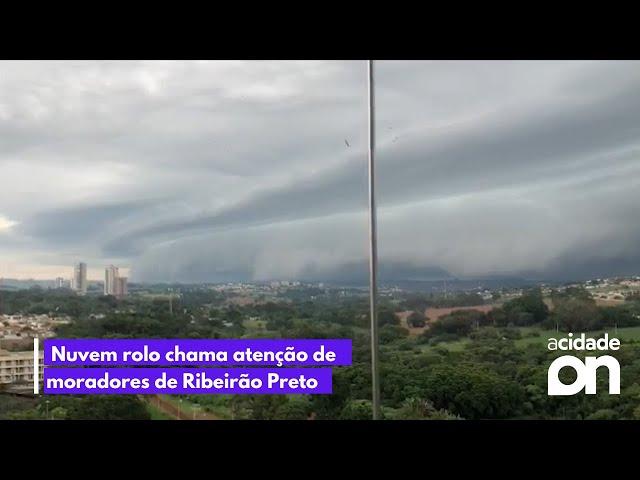 Nuvem diferente chama atenção de moradores de Ribeirão Preto