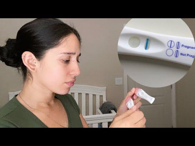 12 DPO LIVE PREGNANCY TEST | accepting the faint lines