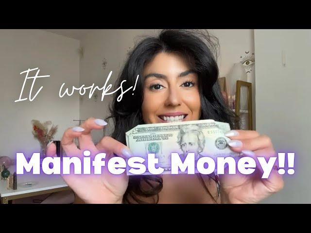 How To Manifest Money! (IT WORKS!!)